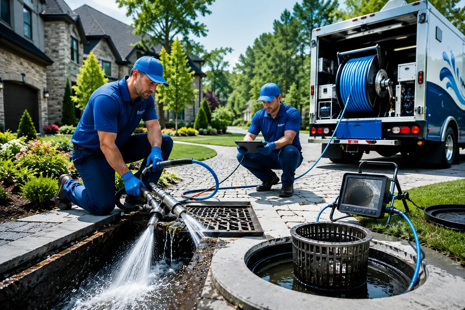 Local outdoor drain cleaning professionals in Denmark, WI